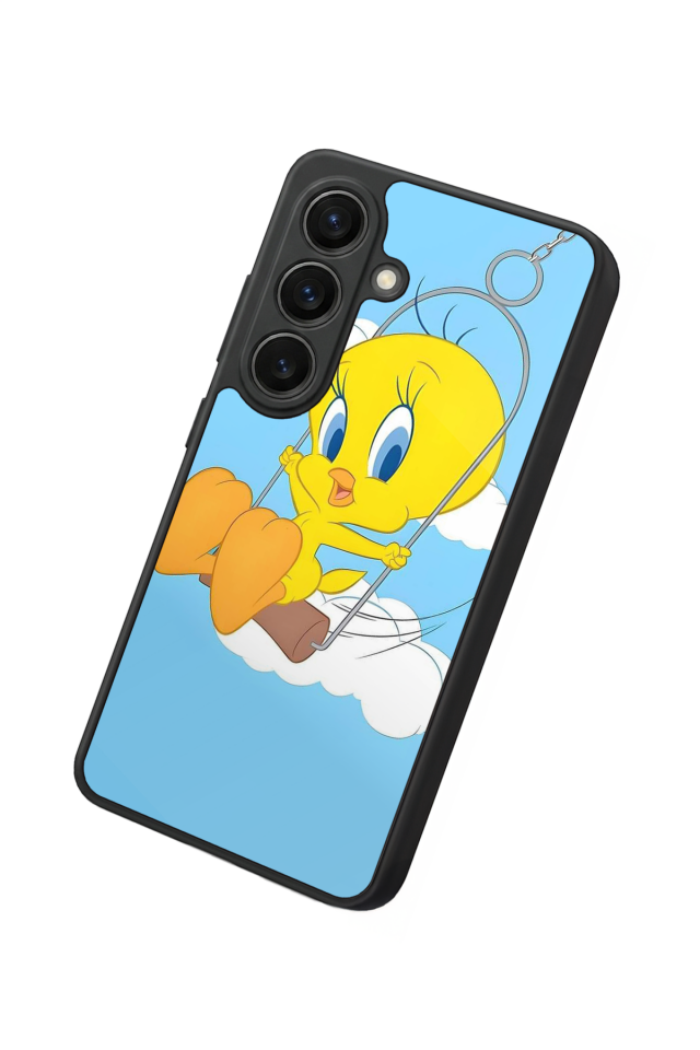 Samsung Galaxy S26 Uyumlu Tweety Tasarımlı Glossy Premium Kılıf