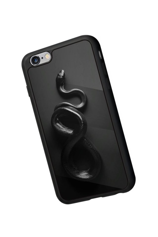 iPhone 6s Plus Uyumlu Yılan Tasarımlı Glossy Premium Kılıf