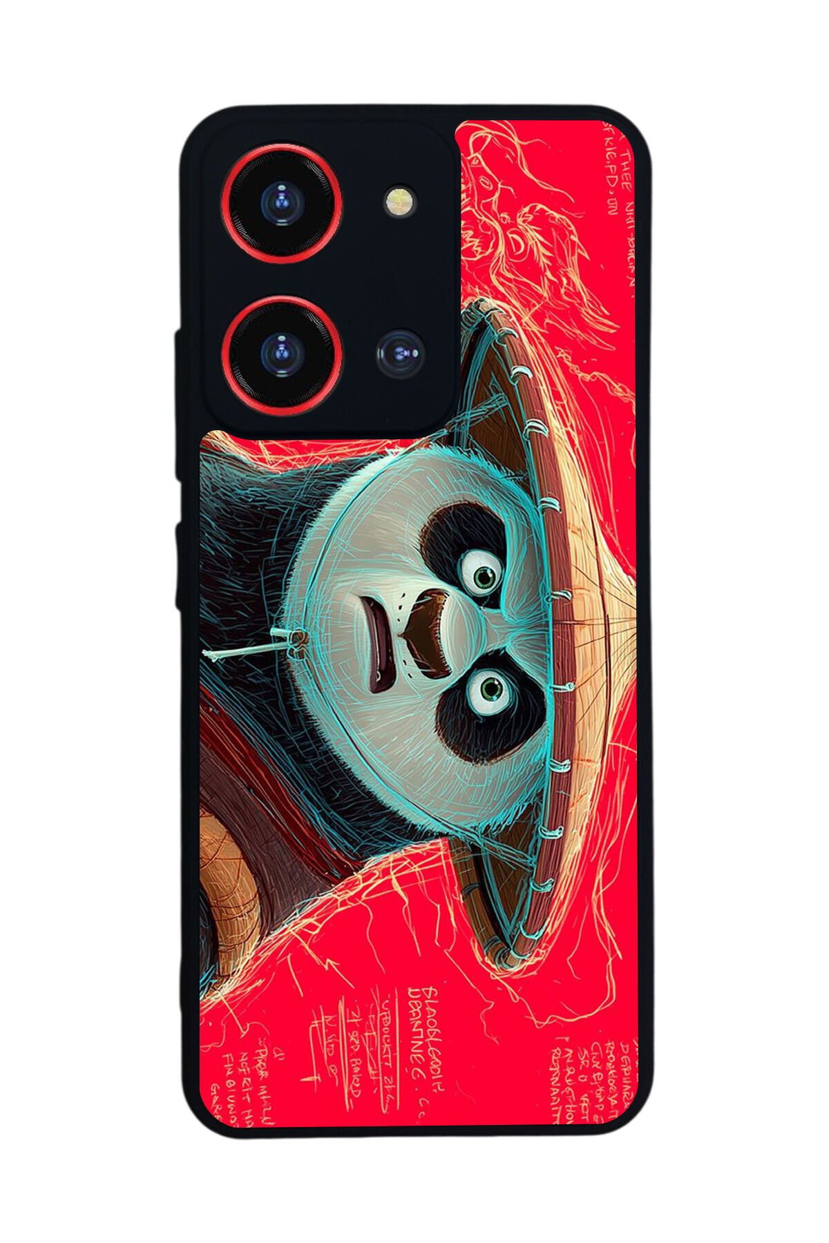 Reeder S19 Max Pro S 108MP Uyumlu Kung Fu Panda Tasarımlı Glossy Premium Kılıf