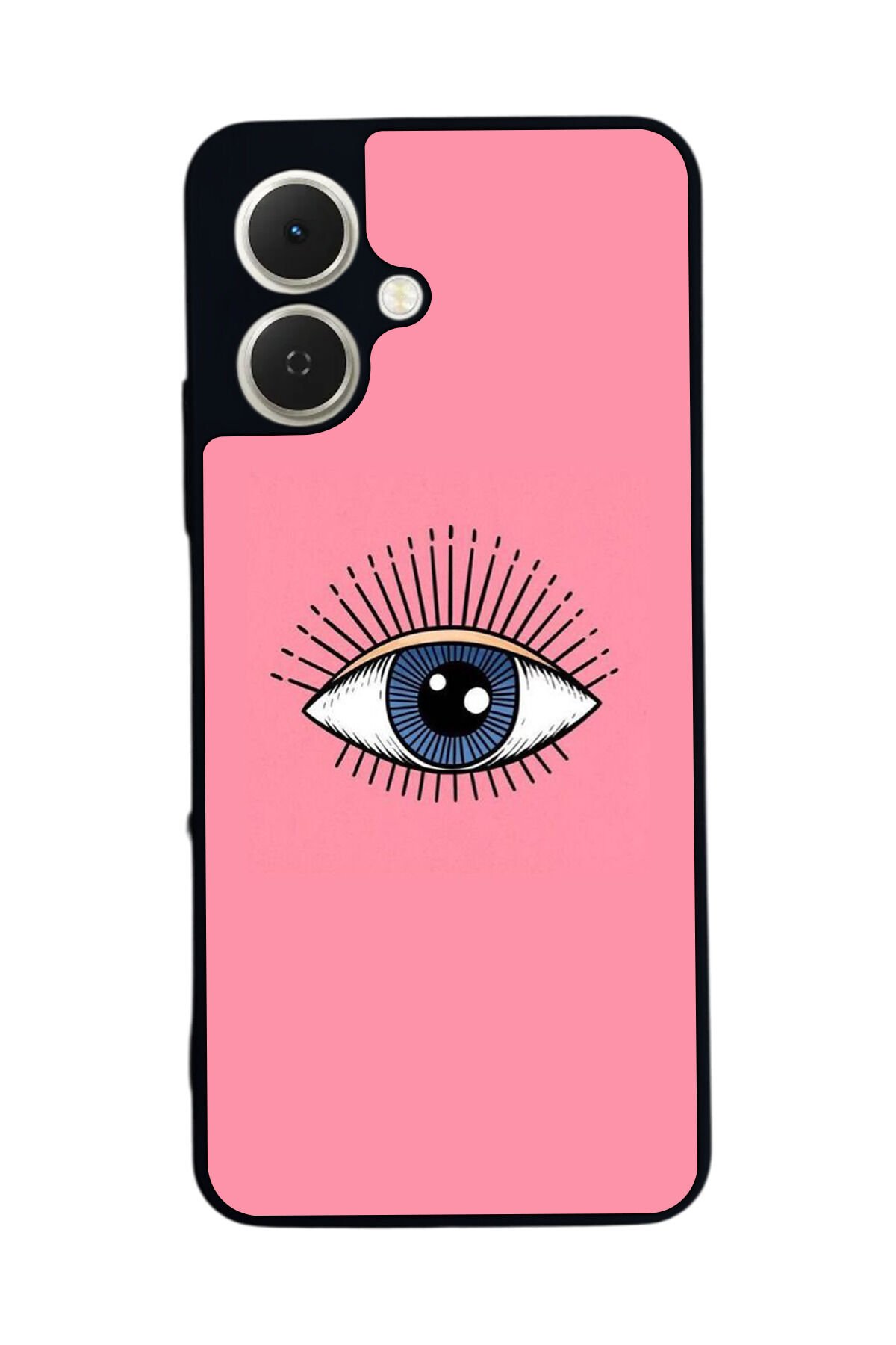 Tecno Spark GO 2 Uyumlu Göz Tasarımlı Glossy Premium Kılıf