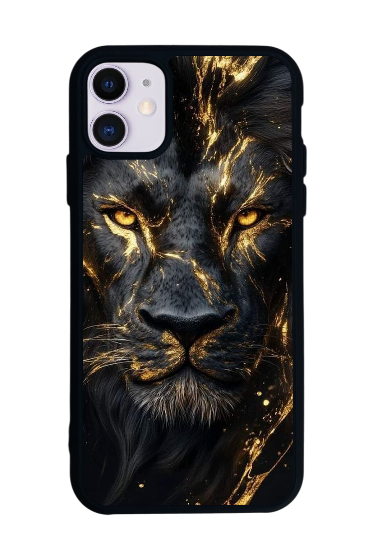 iPhone 11 Uyumlu Aslan Tasarımlı Glossy Premium Kılıf