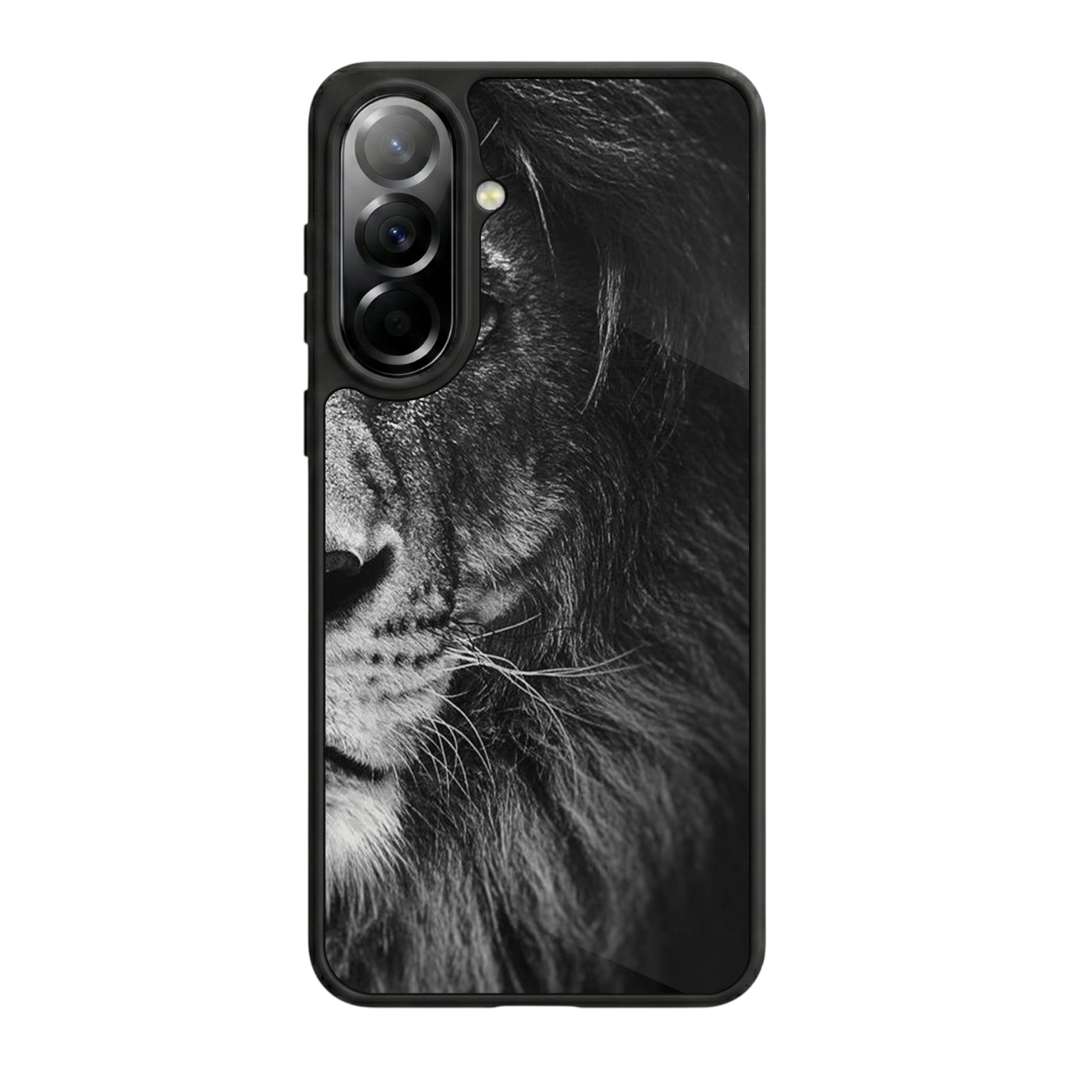 Samsung Galaxy A37 Uyumlu Aslan Tasarımlı Glossy Premium Kılıf