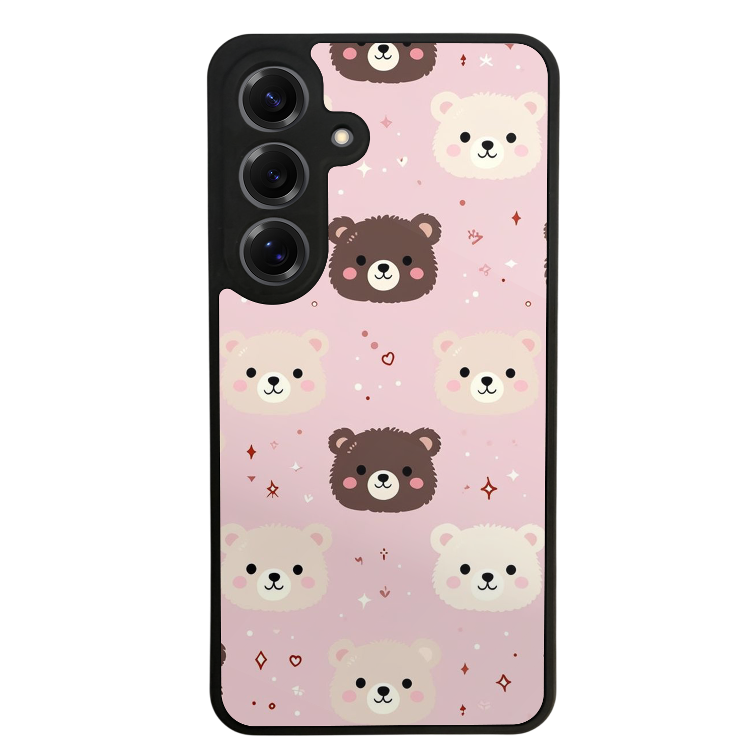 Samsung Galaxy S25 Uyumlu Ayı Tasarımlı Glossy Premium Kılıf