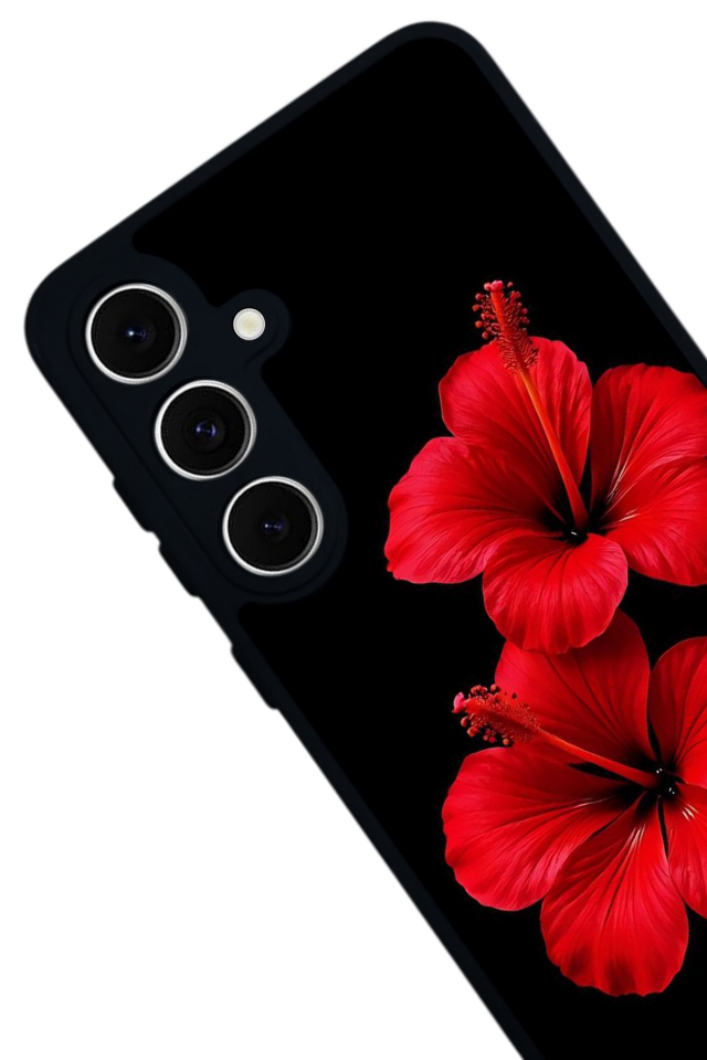 Samsung Galaxy A16 Uyumlu Cicek Tasarımlı Glossy Premium Kılıf