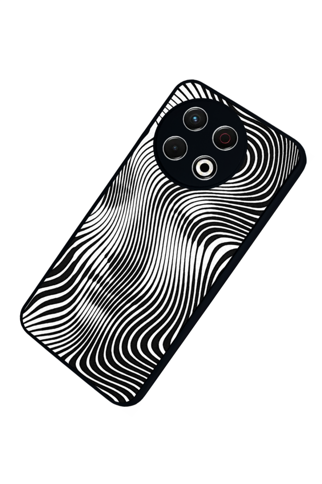 Tecno Spark 30 Pro Uyumlu Çizgi Sanatı Tasarımlı Glossy Premium Kılıf