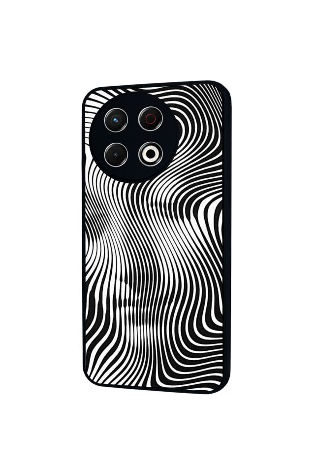 Tecno Spark 30 Pro Uyumlu Çizgi Sanatı Tasarımlı Glossy Premium Kılıf