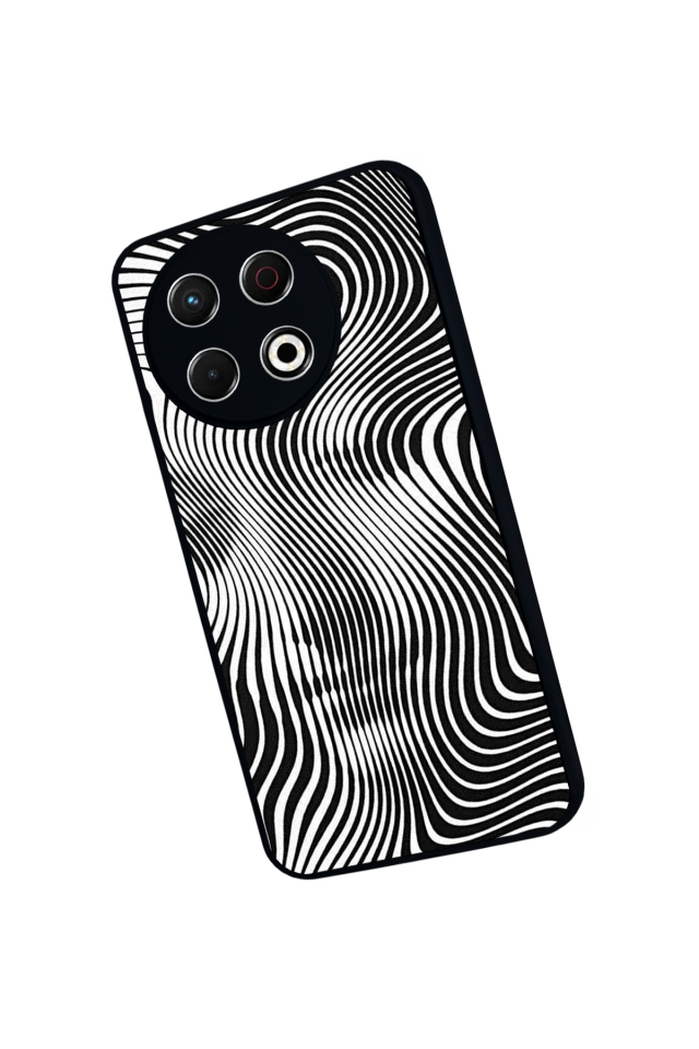 Tecno Spark 30 Pro Uyumlu Çizgi Sanatı Tasarımlı Glossy Premium Kılıf