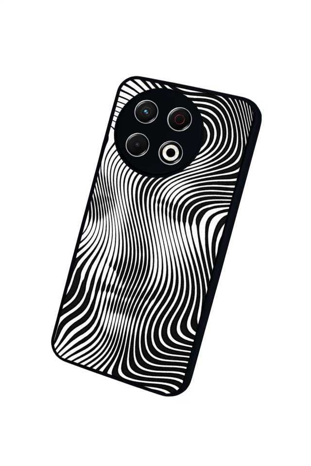 Tecno Spark 30 Pro Uyumlu Çizgi Sanatı Tasarımlı Glossy Premium Kılıf