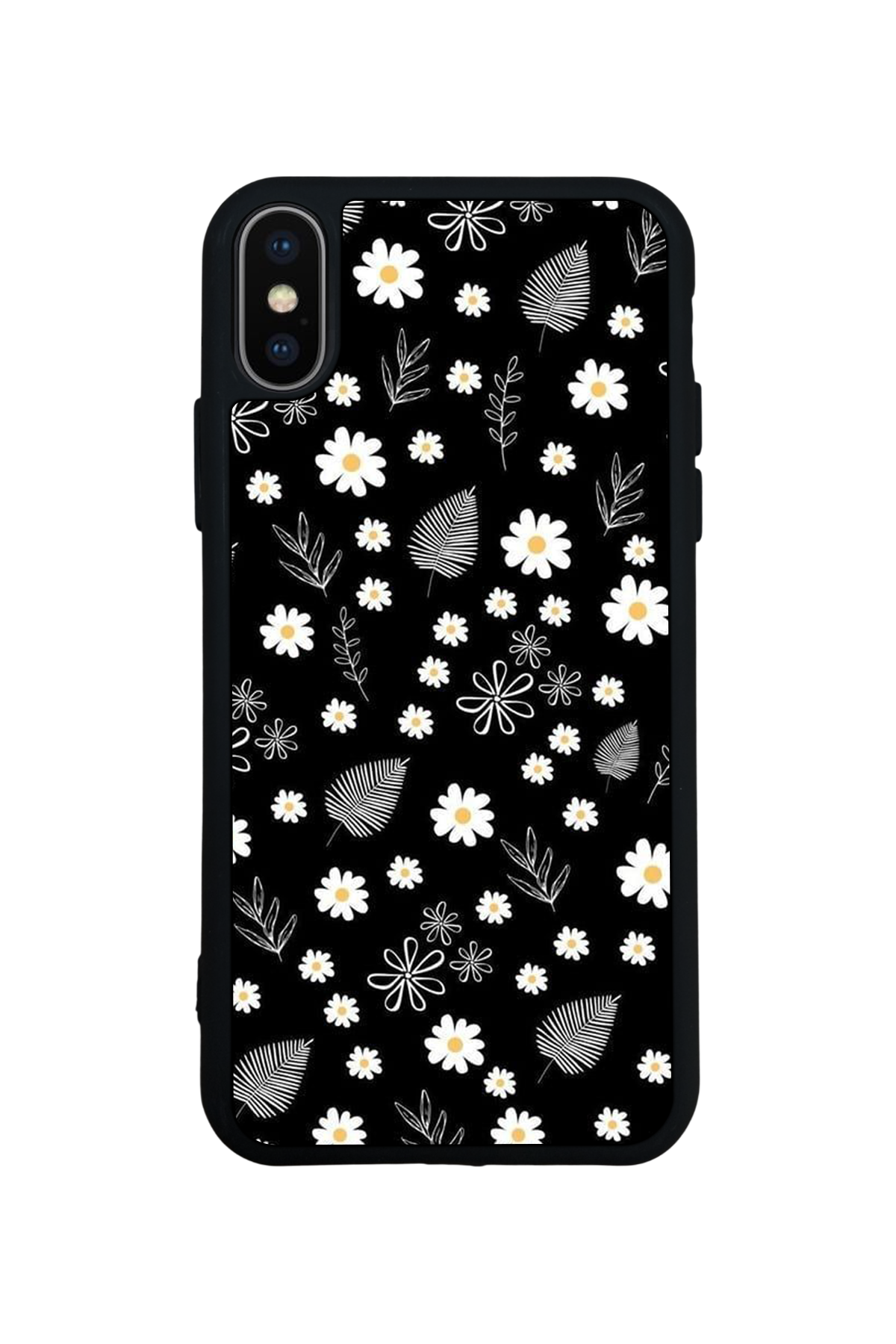 iPhone XS Max Uyumlu Floral Tasarımlı Glossy Premium Kılıf