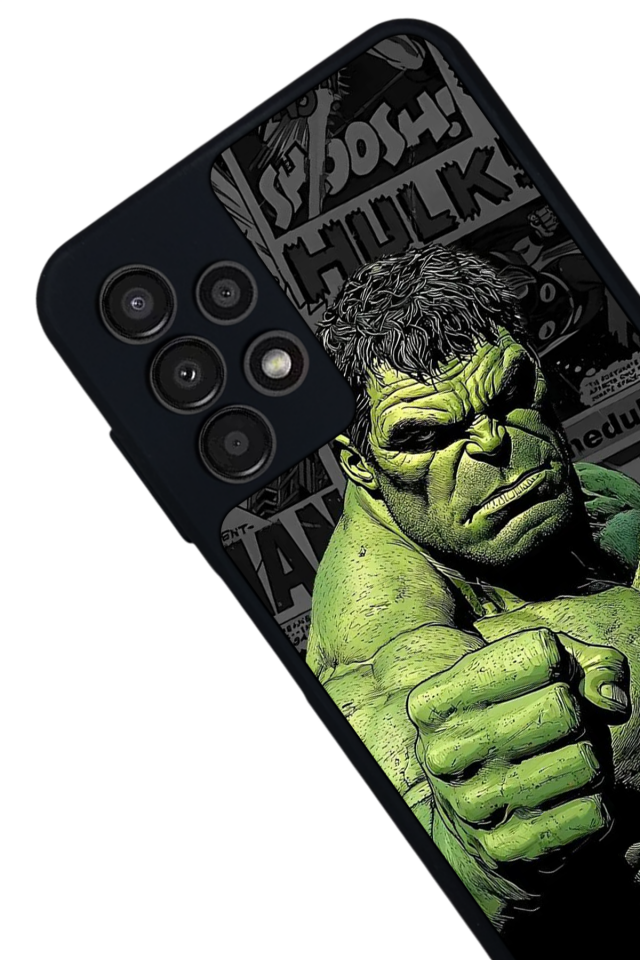 Samsung Galaxy A13 Uyumlu Hulk Tasarımlı Glossy Premium Kılıf