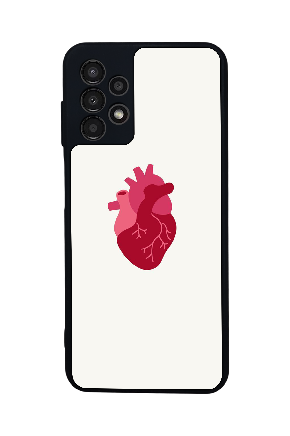 Samsung Galaxy A23 Uyumlu Kalp Love Tasarımlı Glossy Premium Kılıf
