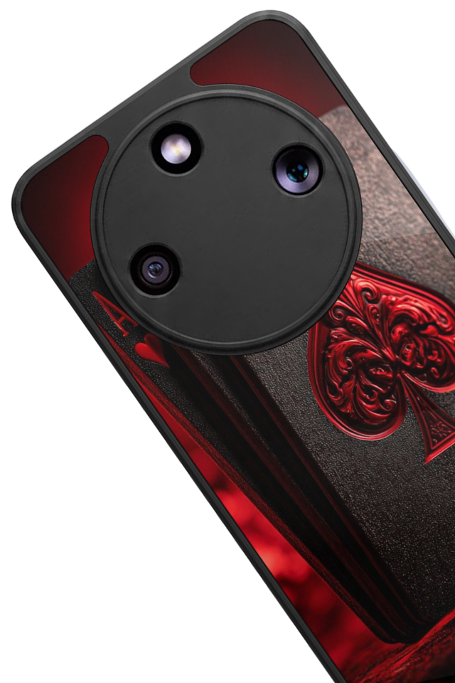 Honor Magic 8 Lite Uyumlu Kart Tasarımlı Glossy Premium Kılıf