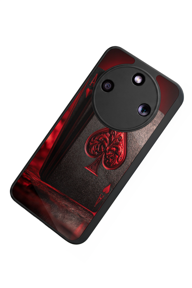 Honor Magic 8 Lite Uyumlu Kart Tasarımlı Glossy Premium Kılıf