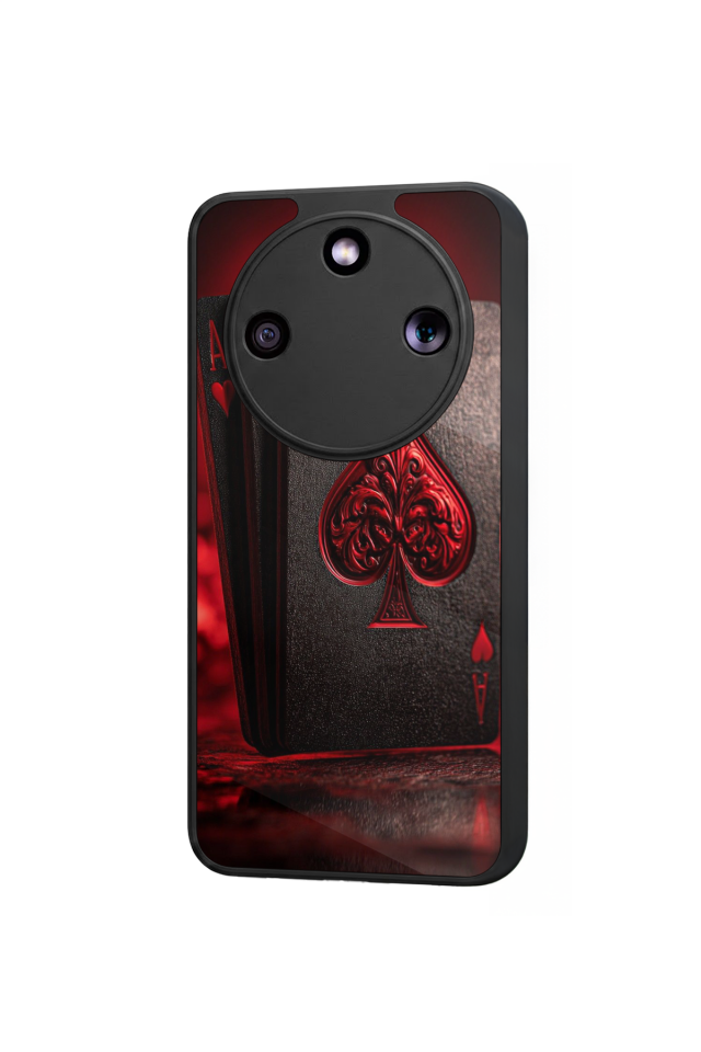 Honor Magic 8 Lite Uyumlu Kart Tasarımlı Glossy Premium Kılıf