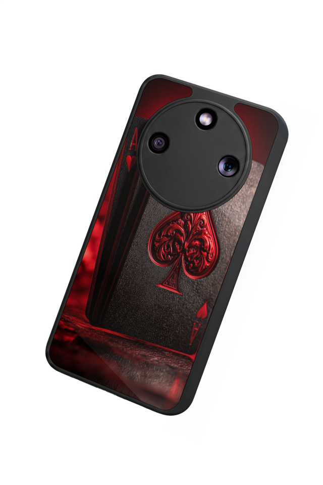 Honor Magic 8 Lite Uyumlu Kart Tasarımlı Glossy Premium Kılıf