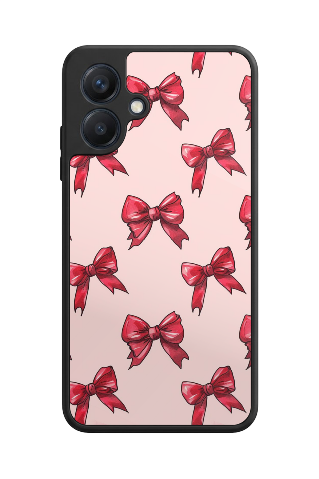 Samsung Galaxy A07 Uyumlu Kurdele Tasarımlı Glossy Premium Kılıf