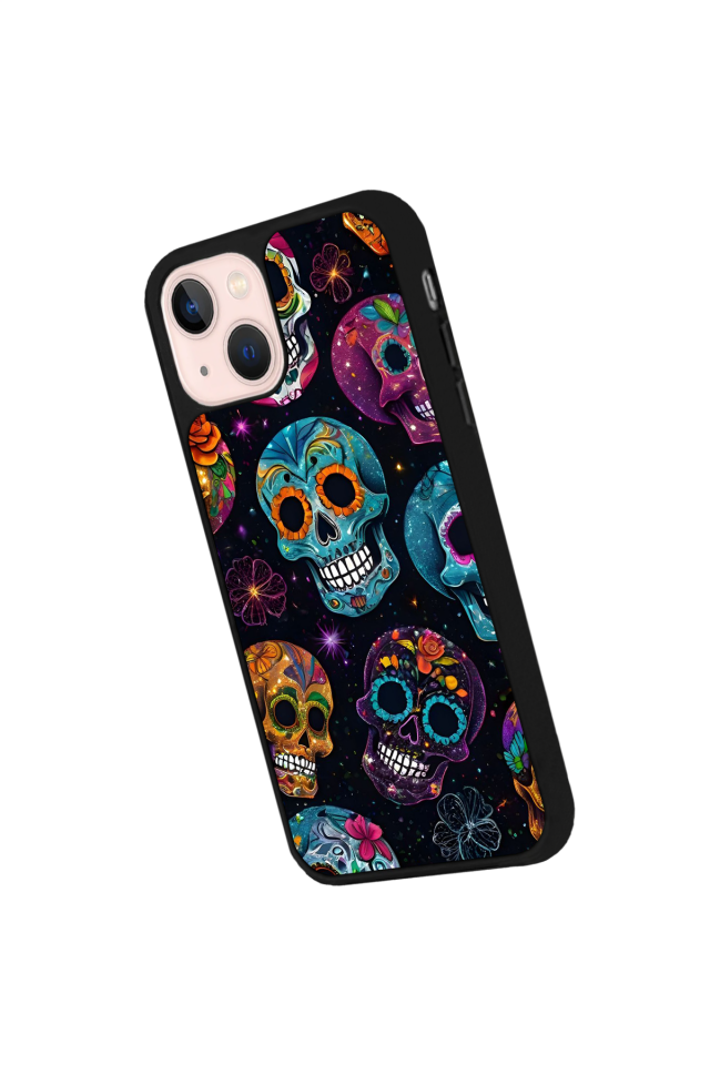 iPhone 15 Plus Uyumlu KuruKafa Tasarımlı Glossy Premium Kılıf