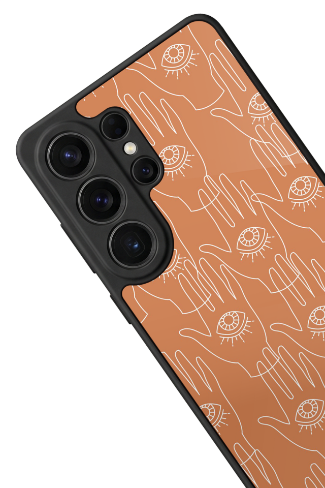 Samsung Galaxy S26 Ultra Uyumlu Line Art Tasarımlı Glossy Premium Kılıf