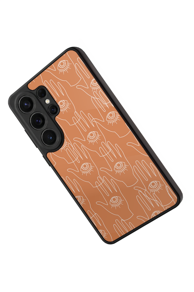 Samsung Galaxy S26 Ultra Uyumlu Line Art Tasarımlı Glossy Premium Kılıf