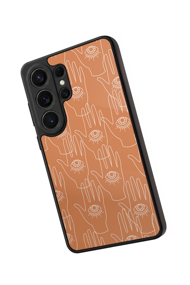 Samsung Galaxy S26 Ultra Uyumlu Line Art Tasarımlı Glossy Premium Kılıf