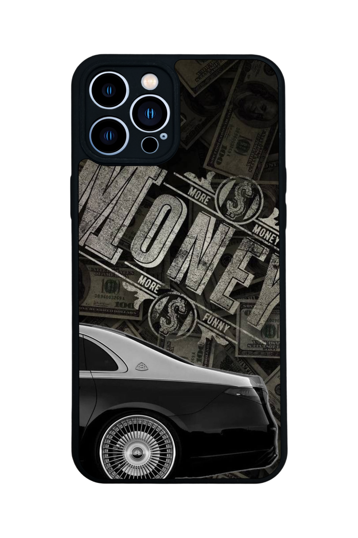 iPhone 12 Pro Max Uyumlu Money Para Tasarımlı Glossy Premium Kılıf