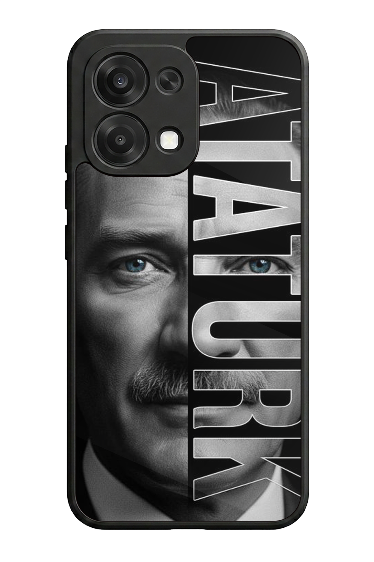 Oppo A6 Pro Uyumlu Mustafa Kemal Ataturk Tasarımlı Glossy Premium Kılıf