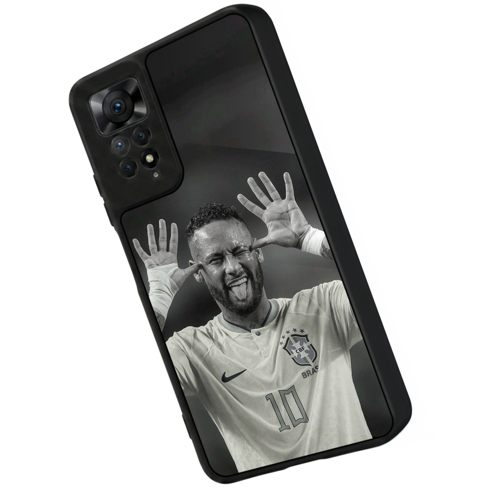 Xiaomi Redmi Note 12 Pro Uyumlu Neymar Tasarımlı Glossy Premium Kılıf