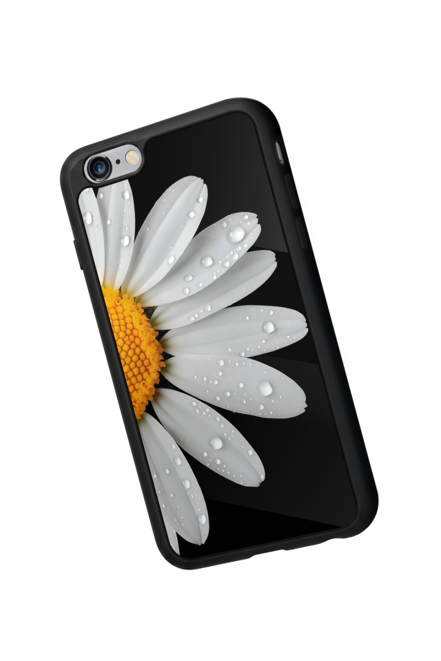 iPhone 6 Plus Uyumlu Papatya Tasarımlı Glossy Premium Kılıf