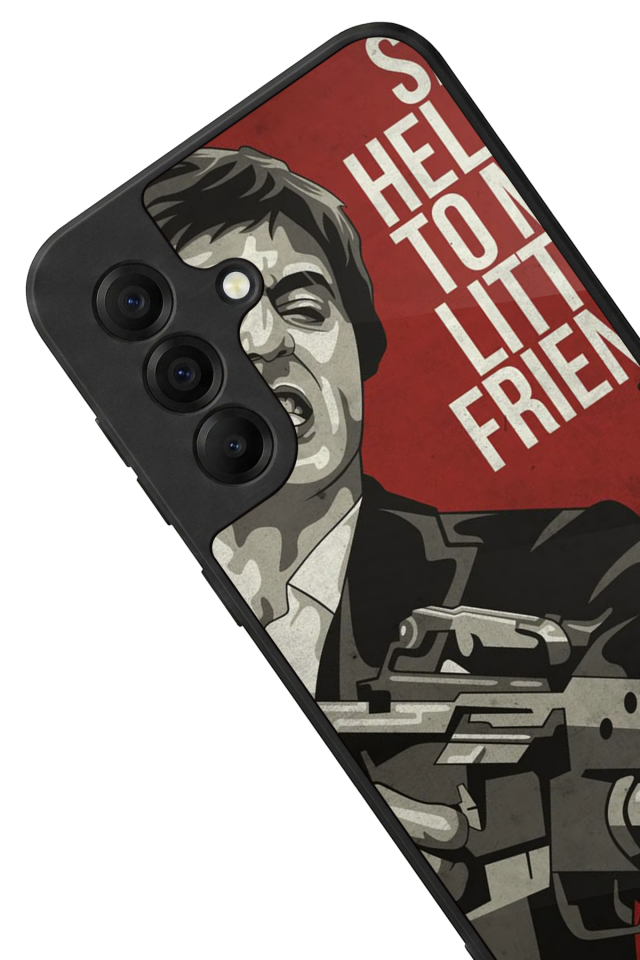 Samsung Galaxy A17 Uyumlu Scarface Tasarımlı Glossy Premium Kılıf