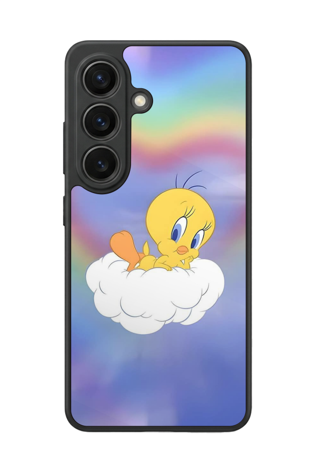Samsung Galaxy S26 Uyumlu Tweety Tasarımlı Glossy Premium Kılıf