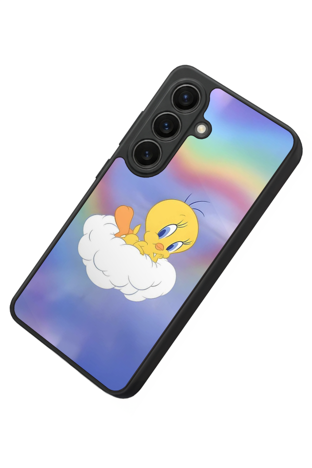 Samsung Galaxy S26 Uyumlu Tweety Tasarımlı Glossy Premium Kılıf