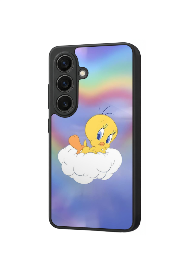 Samsung Galaxy S26 Uyumlu Tweety Tasarımlı Glossy Premium Kılıf
