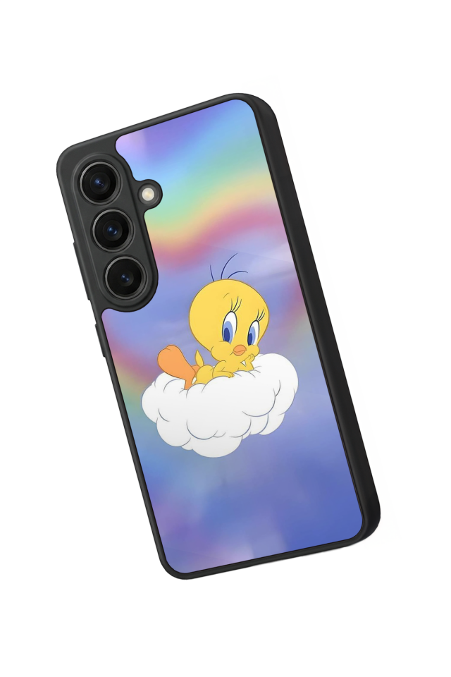 Samsung Galaxy S26 Uyumlu Tweety Tasarımlı Glossy Premium Kılıf