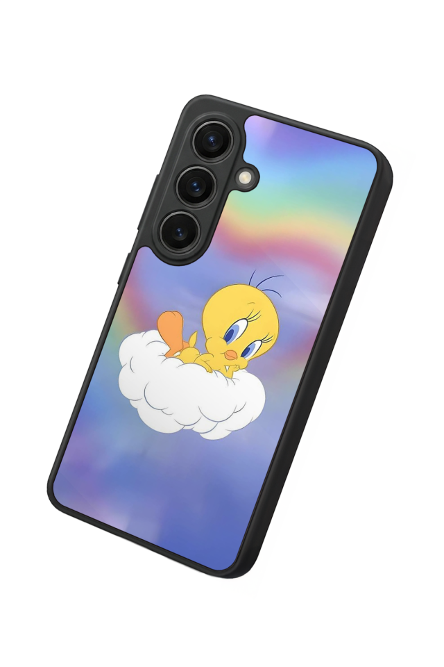 Samsung Galaxy S26 Uyumlu Tweety Tasarımlı Glossy Premium Kılıf