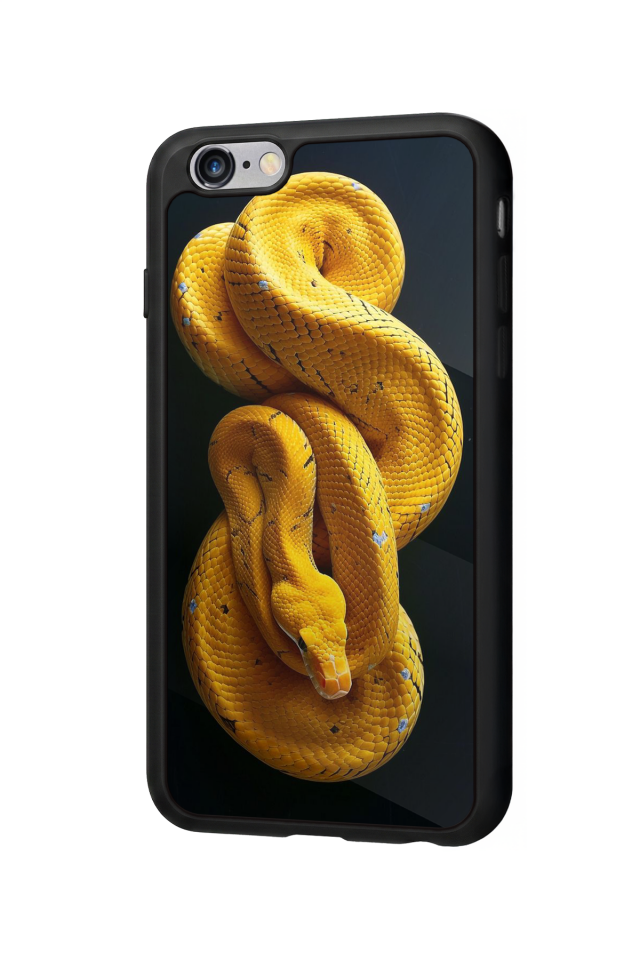 iPhone 6s Plus Uyumlu Yılan Tasarımlı Glossy Premium Kılıf