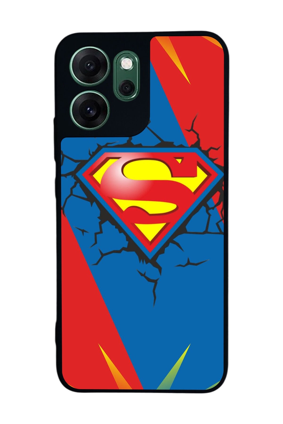 Oppo Reno 14F Uyumlu Superman Tasarımlı Glossy Premium Kılıf