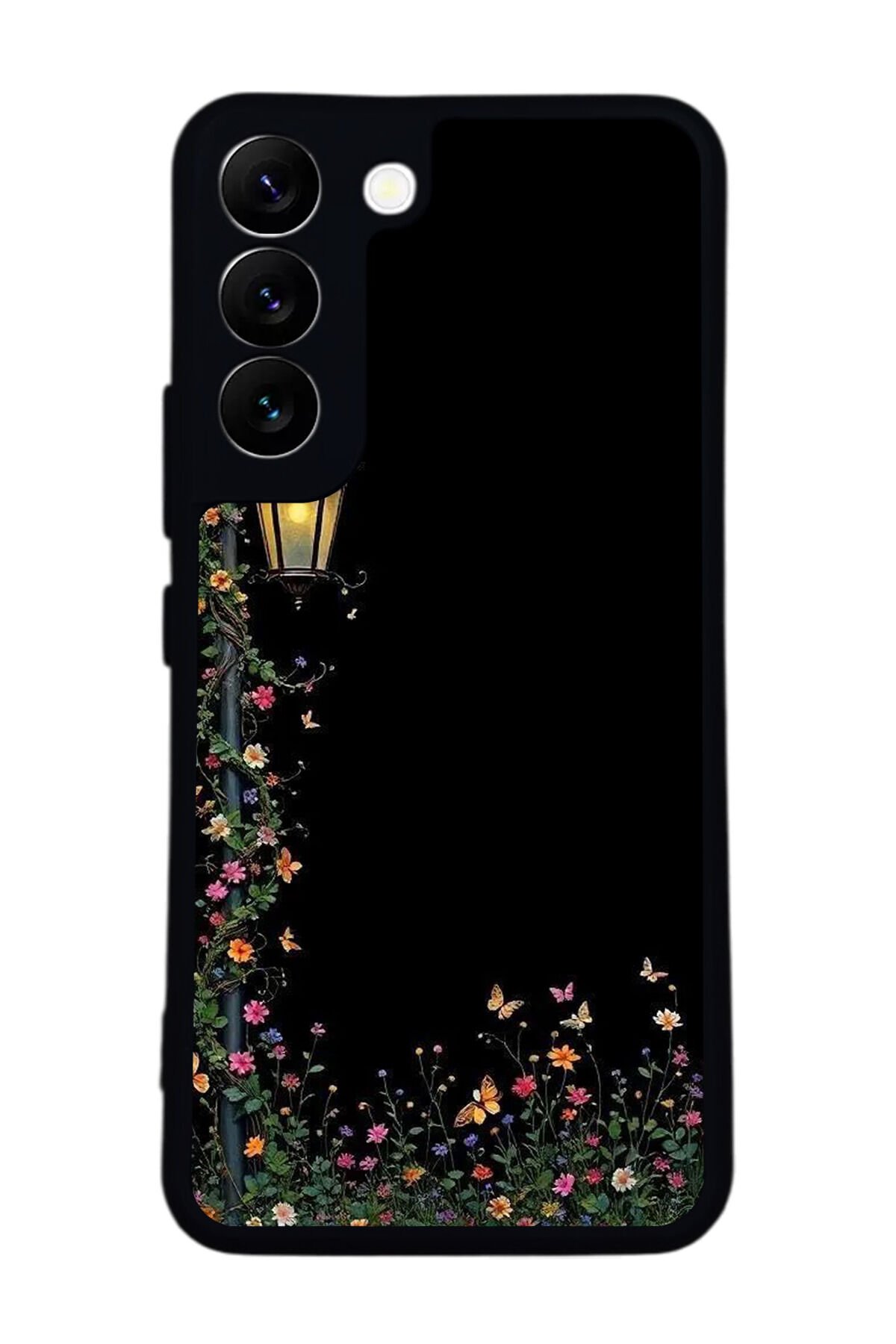 Samsung Galaxy S22 Uyumlu Floral Tasarımlı Glossy Premium Kılıf