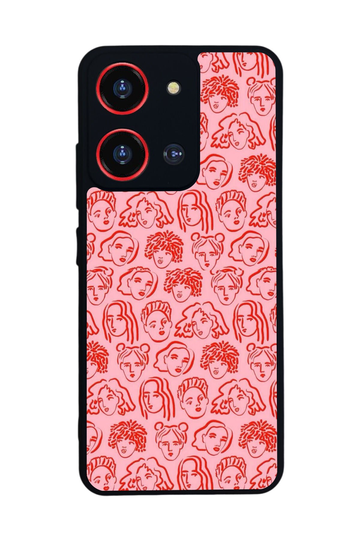 Reeder S19 Max Pro S ZOOM Uyumlu Line Art Tasarımlı Glossy Premium Kılıf