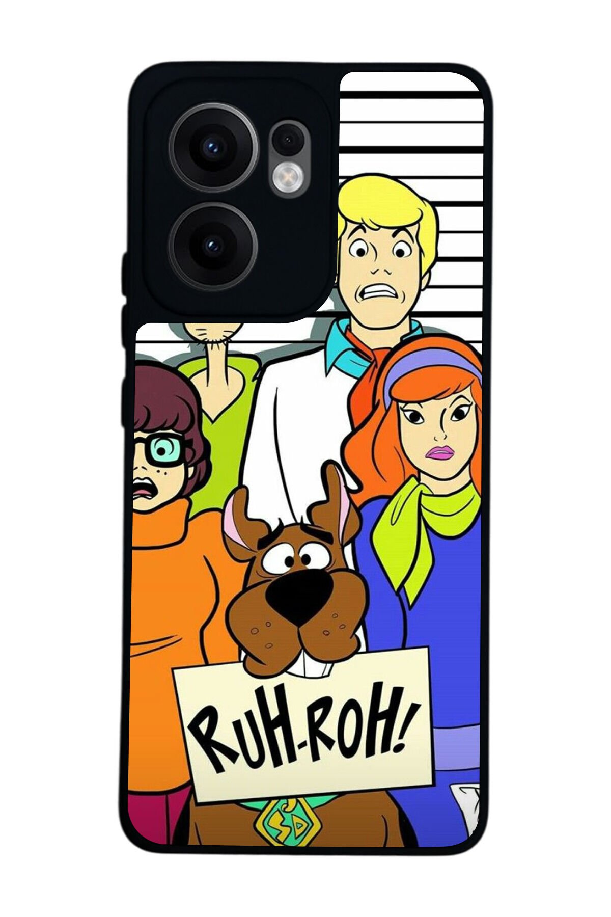 Oppo Reno 13F Uyumlu Scooby Doo Tasarımlı Glossy Premium Kılıf