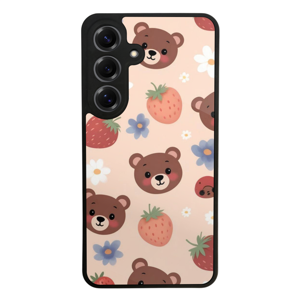 Samsung Galaxy S25 Uyumlu Ayı Tasarımlı Glossy Premium Kılıf