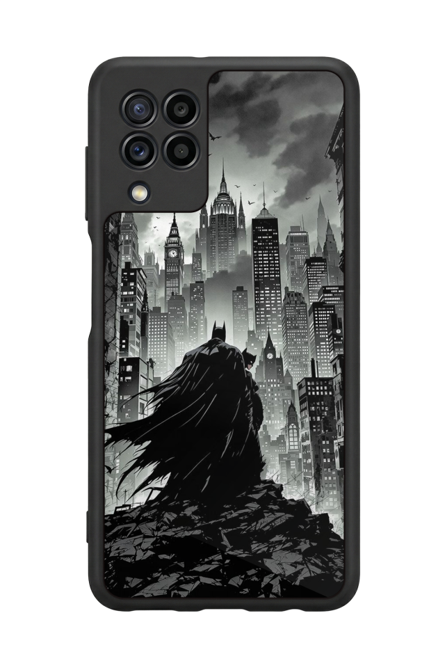 Samsung Galaxy M32 Uyumlu Batman Tasarımlı Glossy Premium Kılıf
