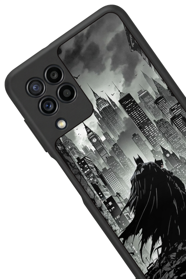 Samsung Galaxy M32 Uyumlu Batman Tasarımlı Glossy Premium Kılıf