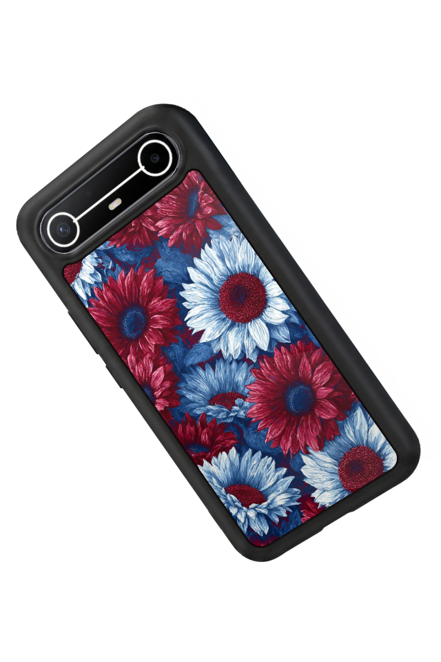 Tecno Spark Slim 5G Uyumlu Cicek Tasarımlı Glossy Premium Kılıf