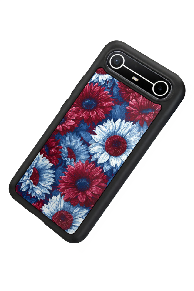 Tecno Spark Slim 5G Uyumlu Cicek Tasarımlı Glossy Premium Kılıf