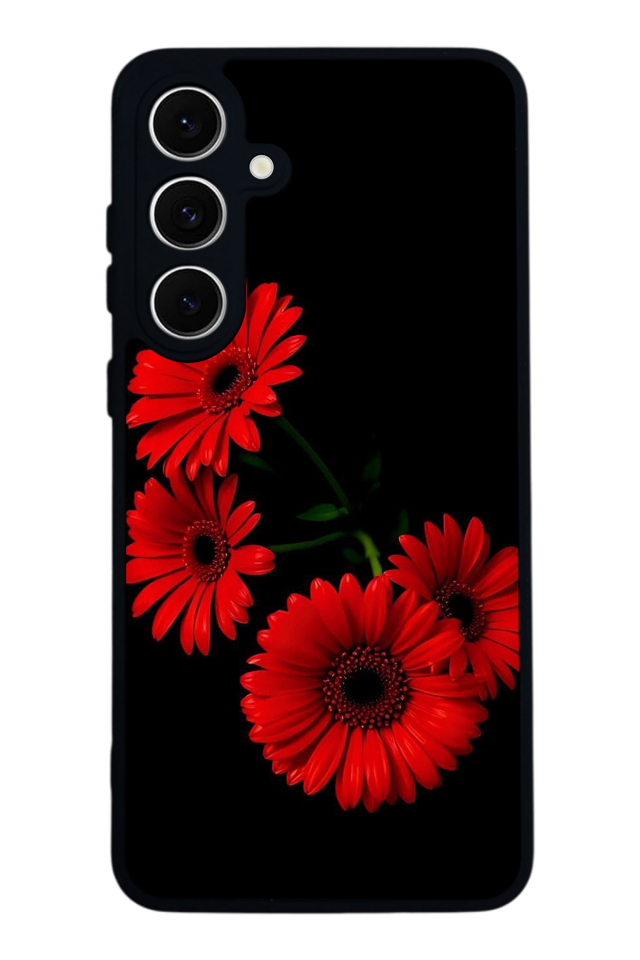 Samsung Galaxy A16 Uyumlu Cicek Tasarımlı Glossy Premium Kılıf