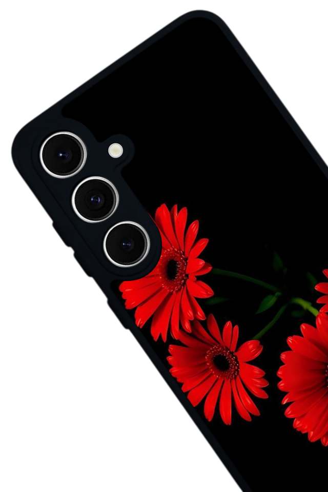 Samsung Galaxy A16 Uyumlu Cicek Tasarımlı Glossy Premium Kılıf