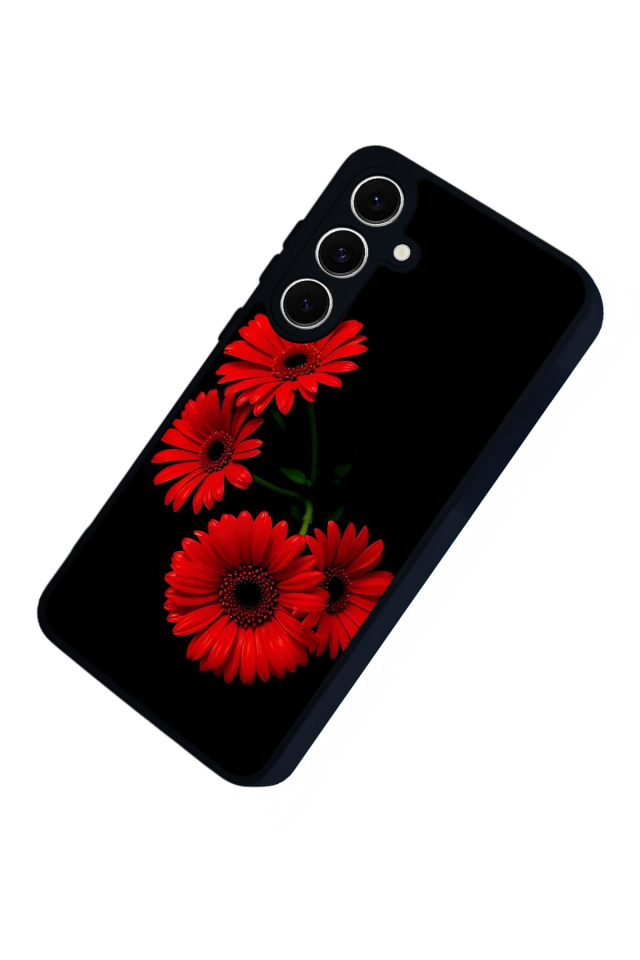Samsung Galaxy A16 Uyumlu Cicek Tasarımlı Glossy Premium Kılıf