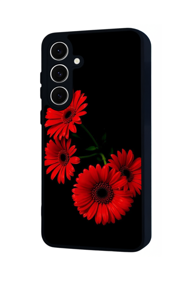Samsung Galaxy A16 Uyumlu Cicek Tasarımlı Glossy Premium Kılıf