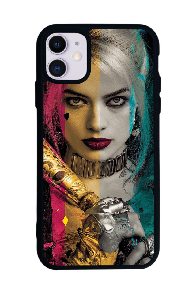 iPhone 11 Uyumlu HarleyQueen Tasarımlı Glossy Premium Kılıf