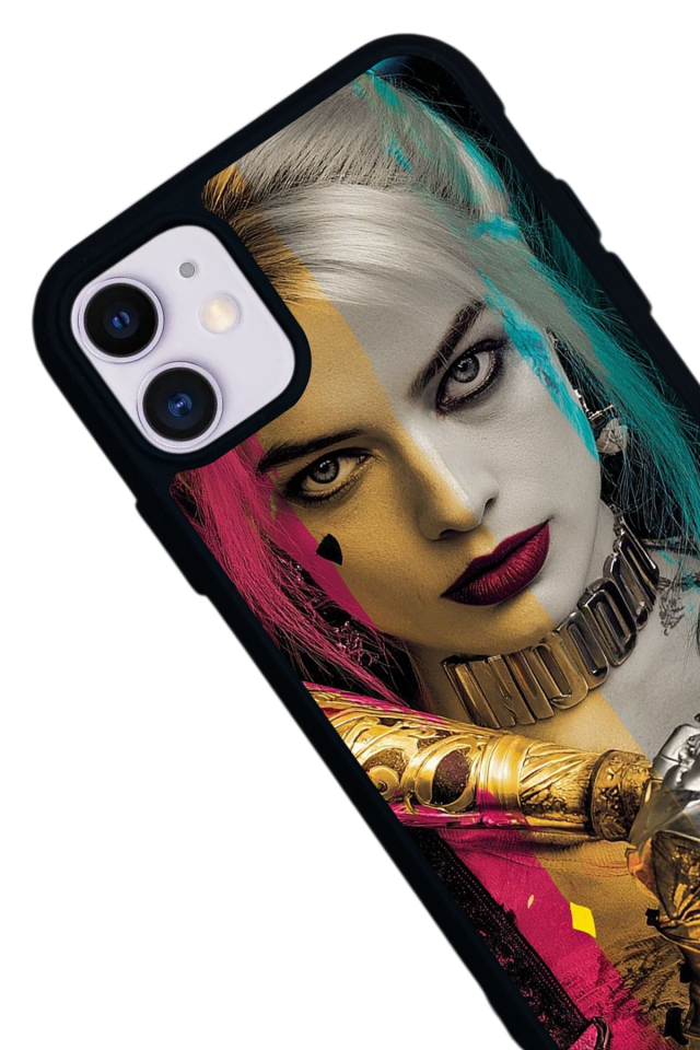 iPhone 11 Uyumlu HarleyQueen Tasarımlı Glossy Premium Kılıf